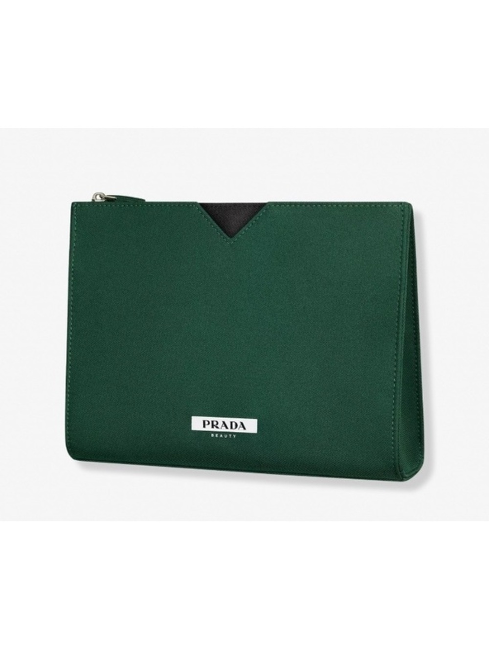 Prada Beauty / Organizer Pouch Zip Cosmetic Bag / Green